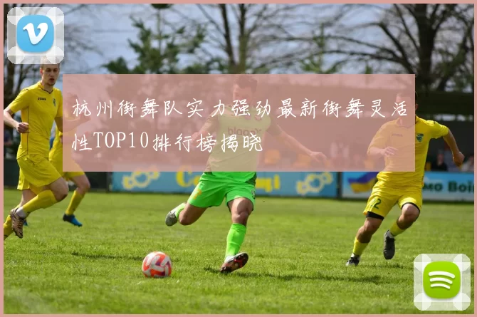 杭州街舞队实力强劲最新街舞灵活性TOP10排行榜揭晓